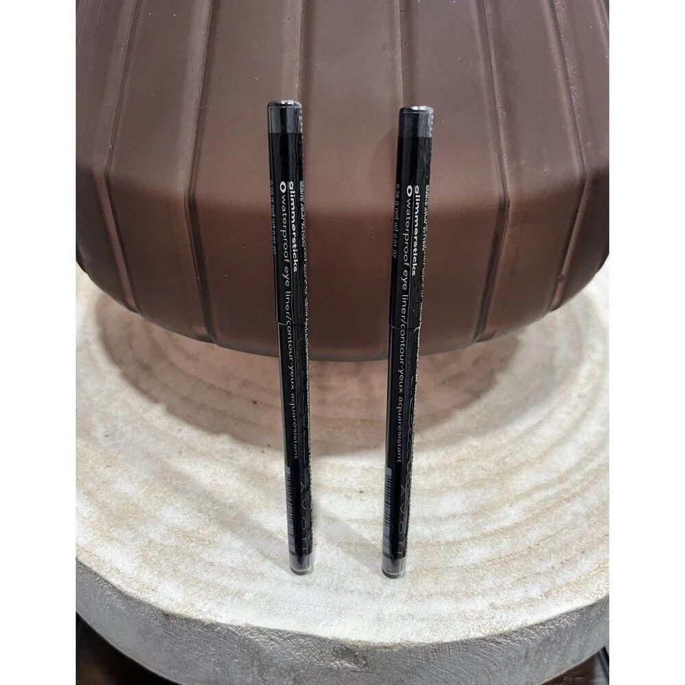 Avon Glimmersticks Waterproof Eye Liner Pencil Midnight Blue - Lot Of 2 - NEW